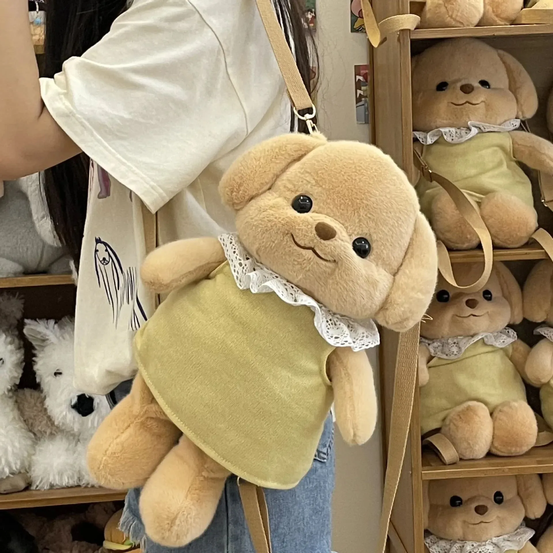 Cozy Teddy Crossbody Tote