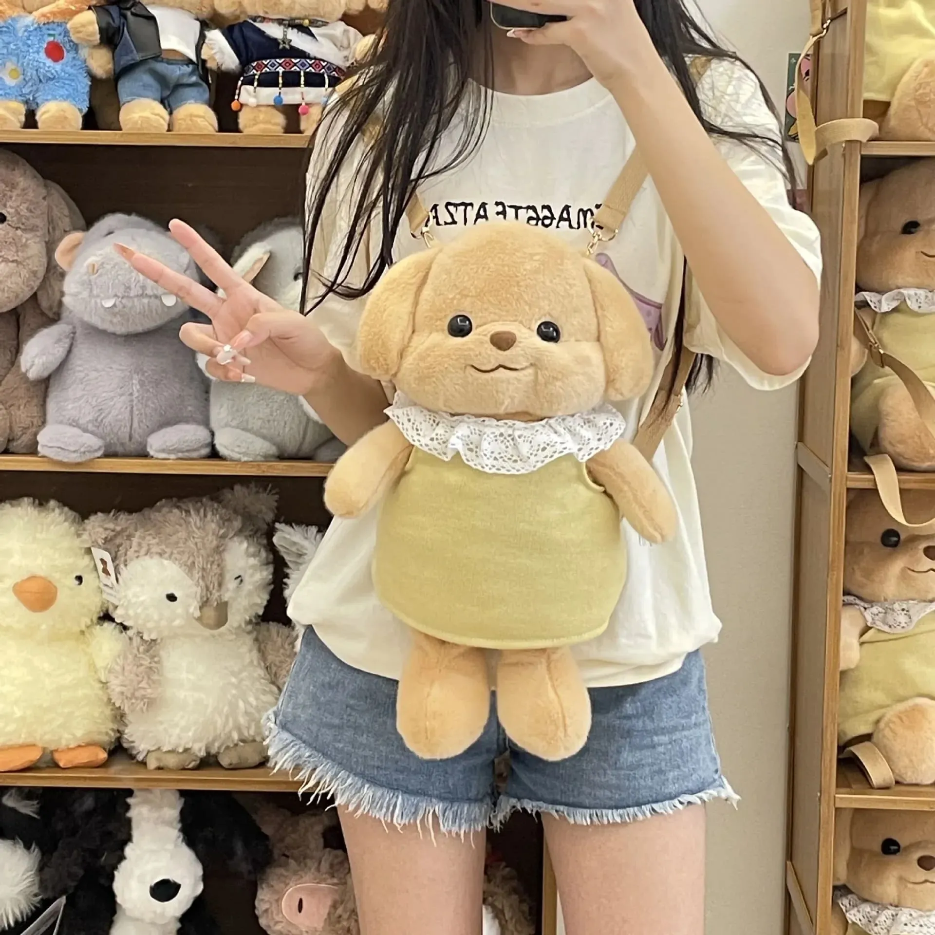 Cozy Teddy Crossbody Tote