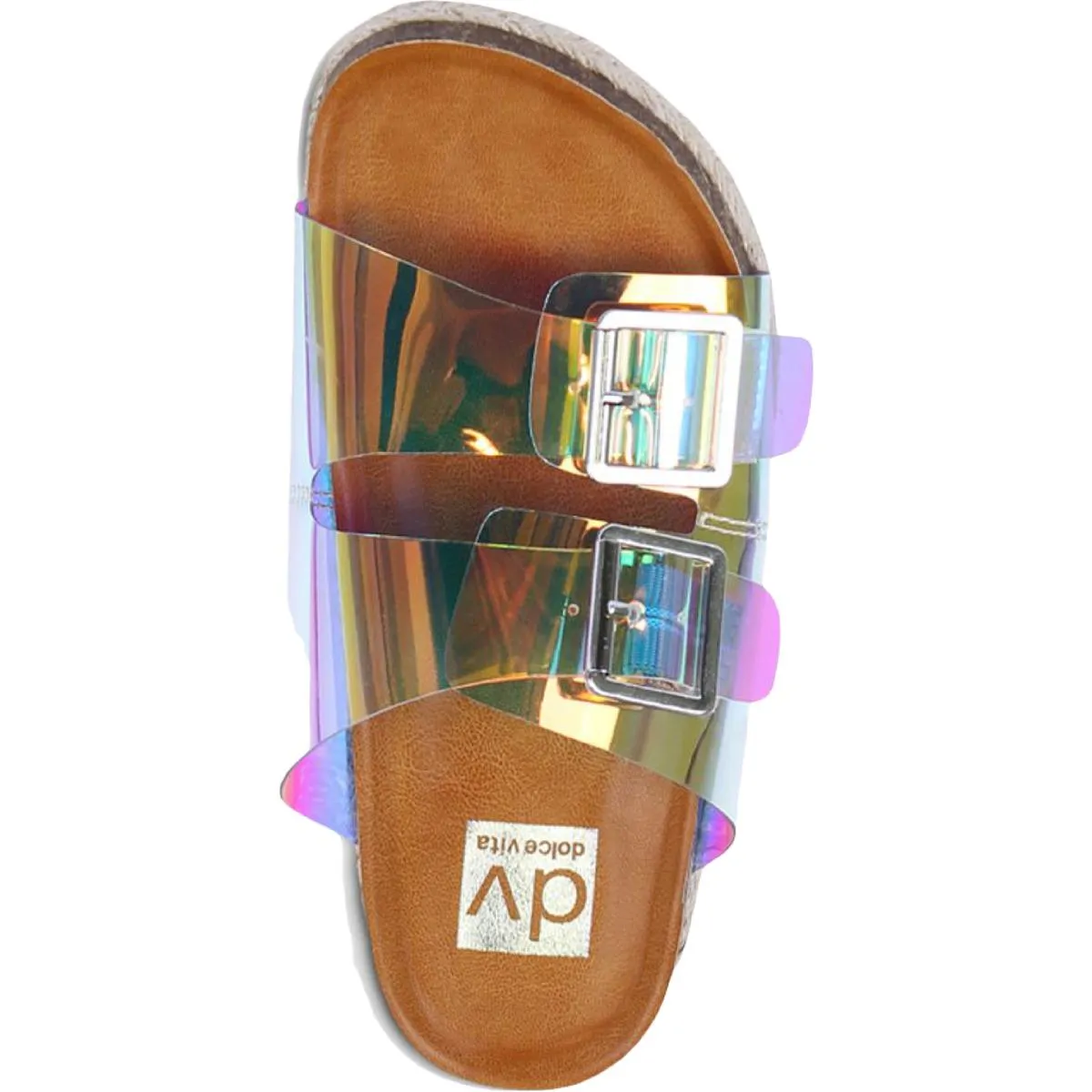 Cresley Girls Shimmer Espadrilles Footbed Sandals