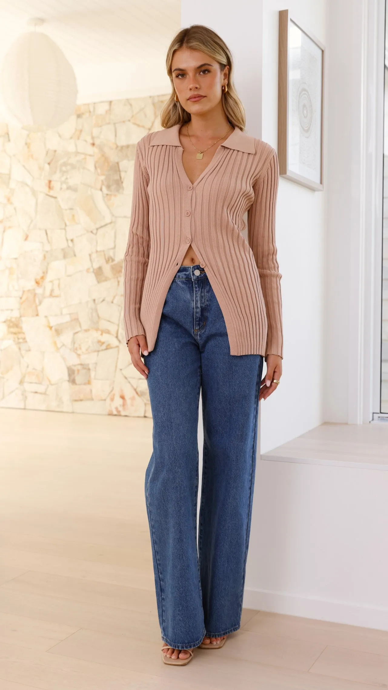 Darcy Knit Top - Mocha Billy J