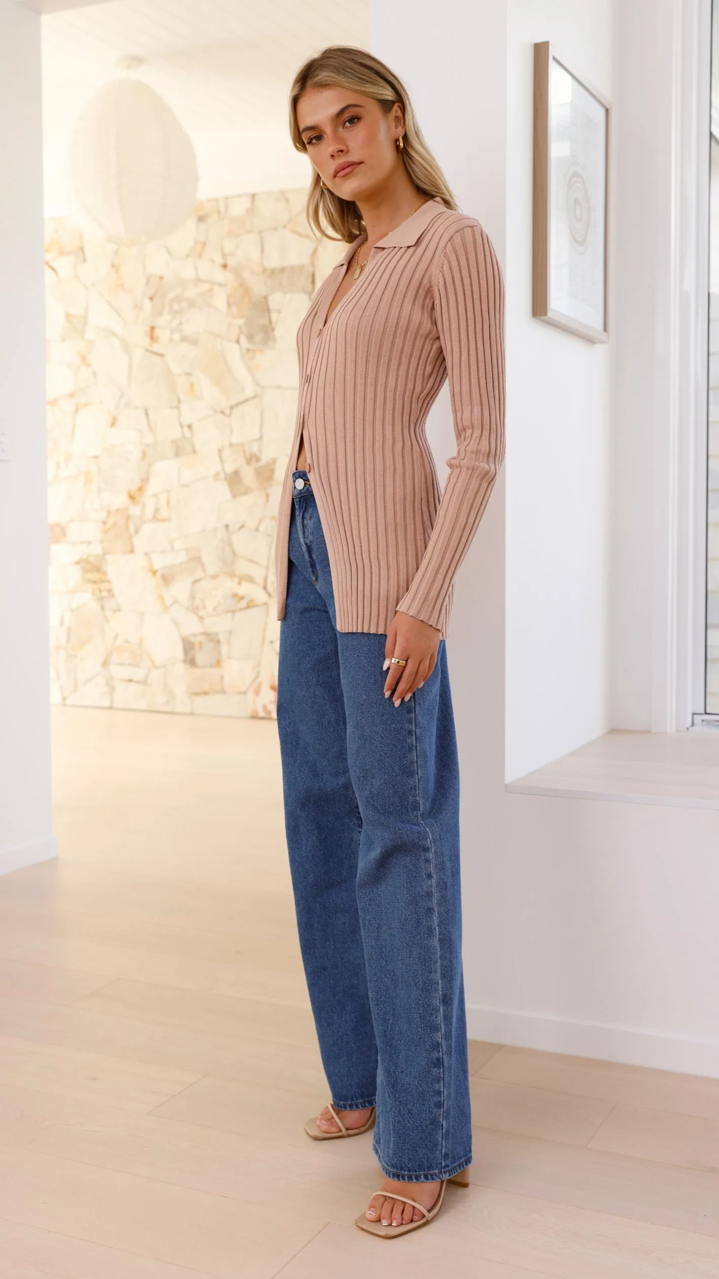 Darcy Knit Top - Mocha Billy J