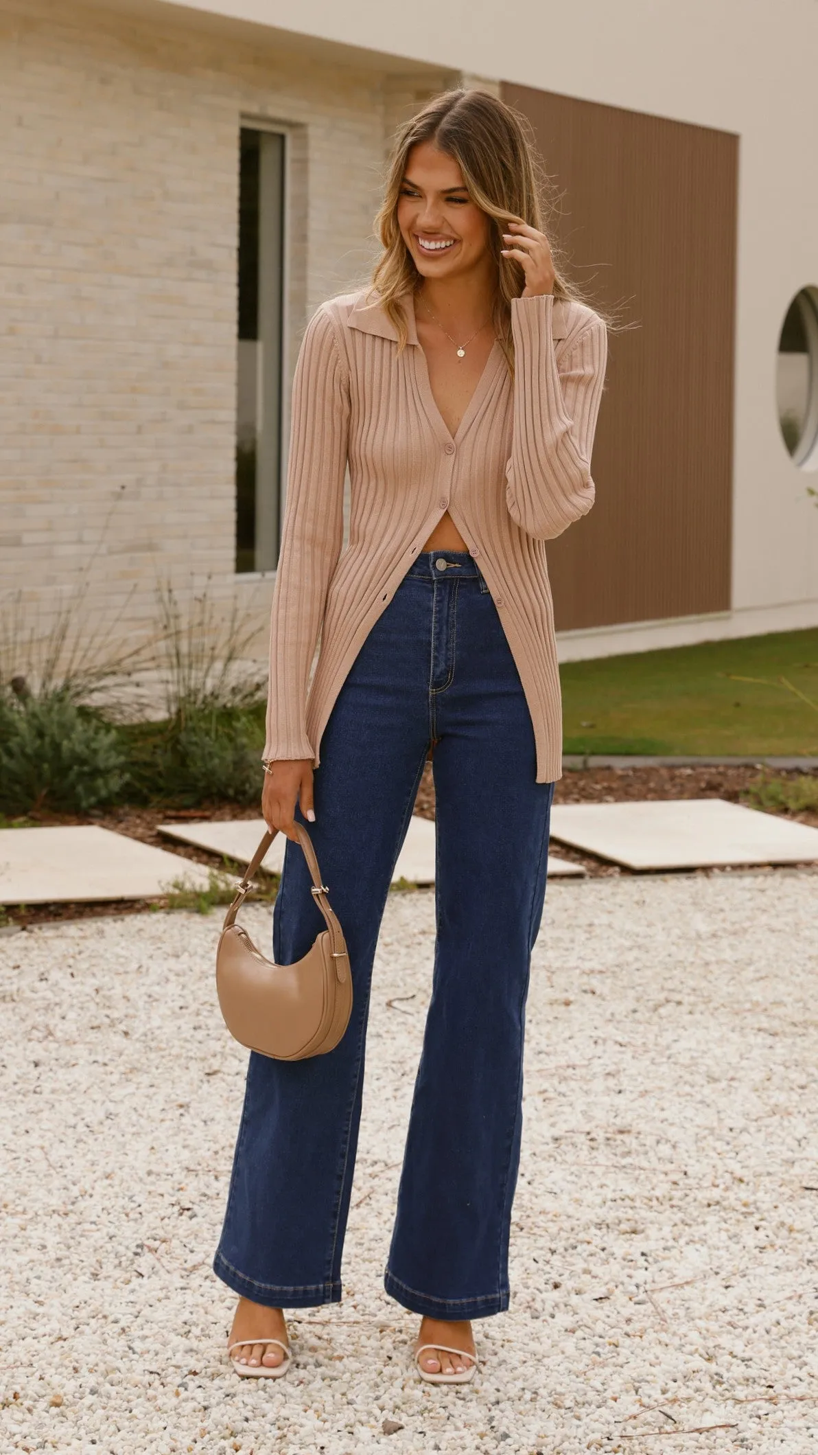 Darcy Knit Top - Mocha Billy J