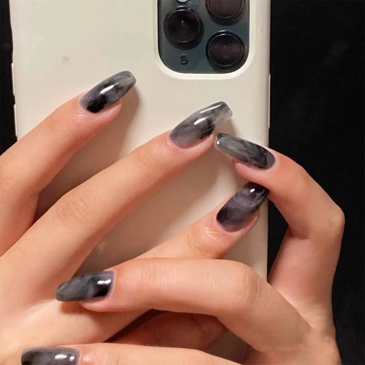 Dark Gothic Press On Nails