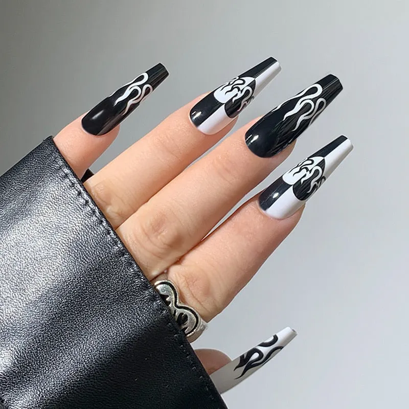 Dark Gothic Press On Nails