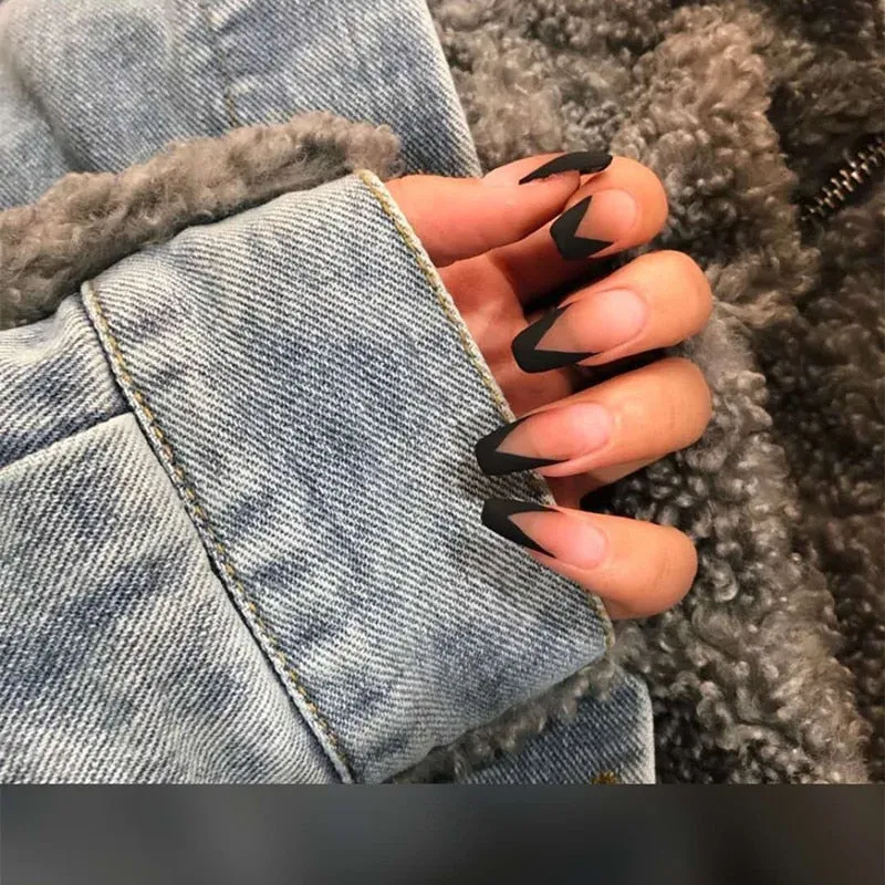 Dark Gothic Press On Nails