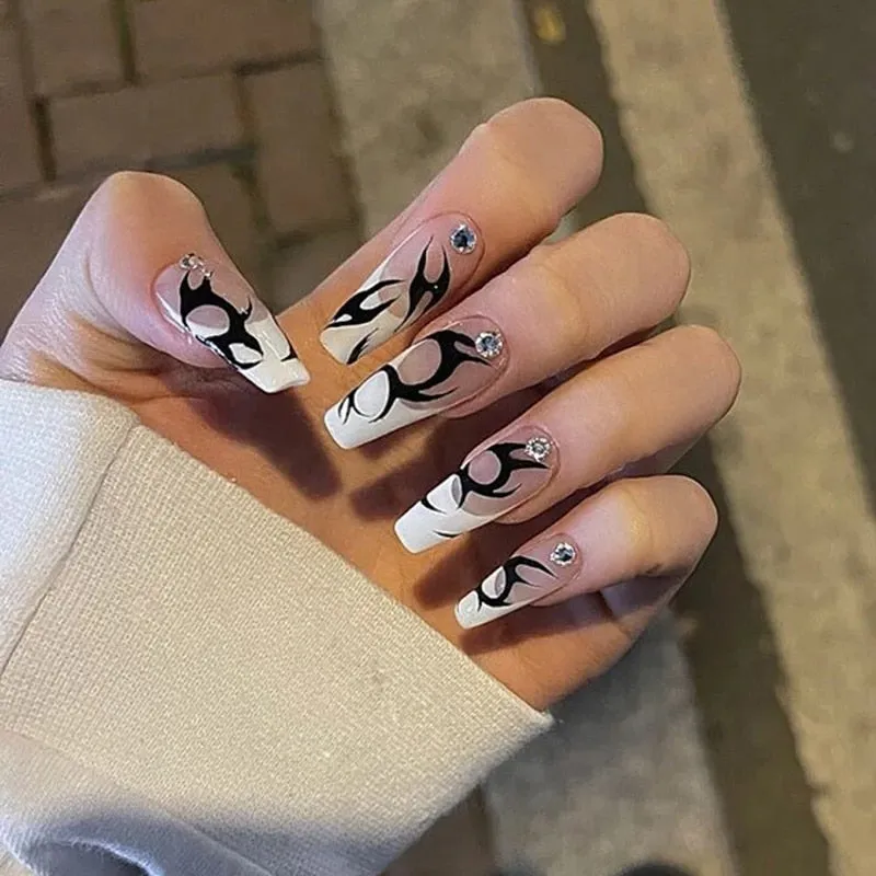 Dark Gothic Press On Nails