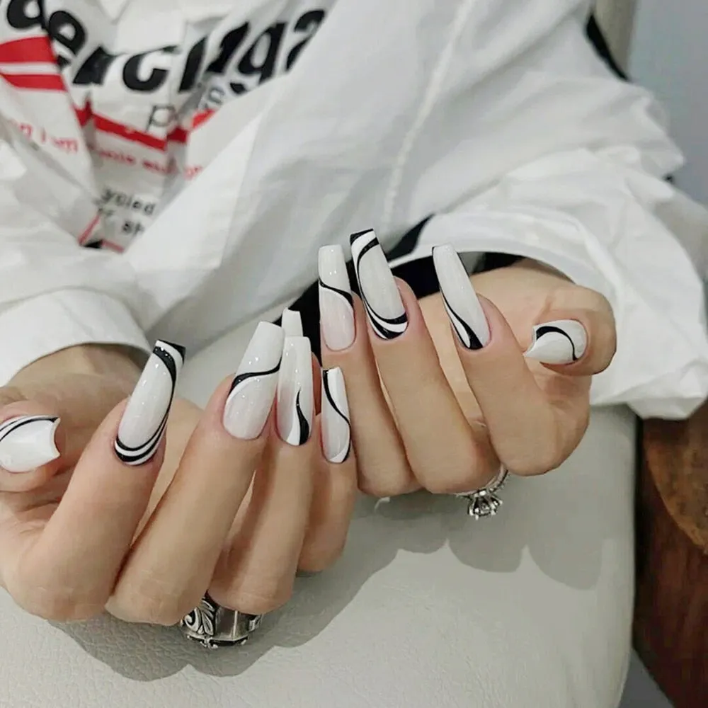 Dark Gothic Press On Nails