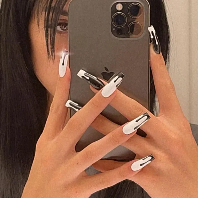 Dark Gothic Press On Nails