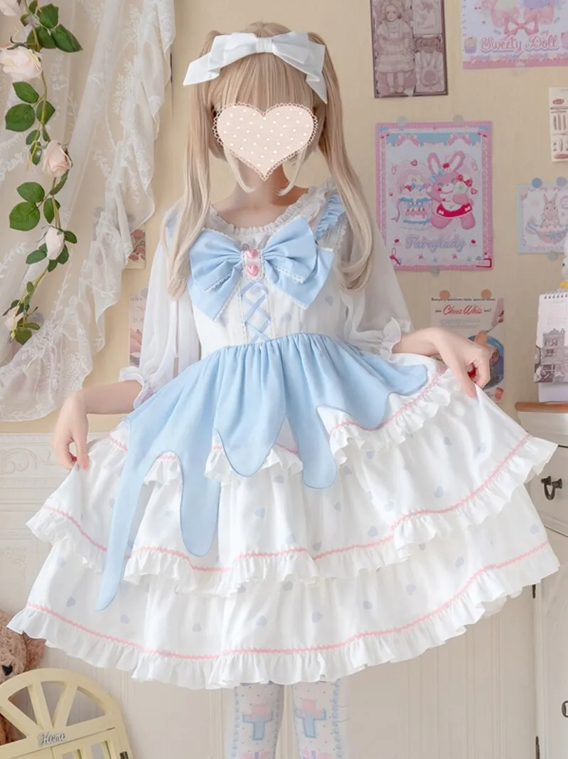 Drippy Polkadot Dress