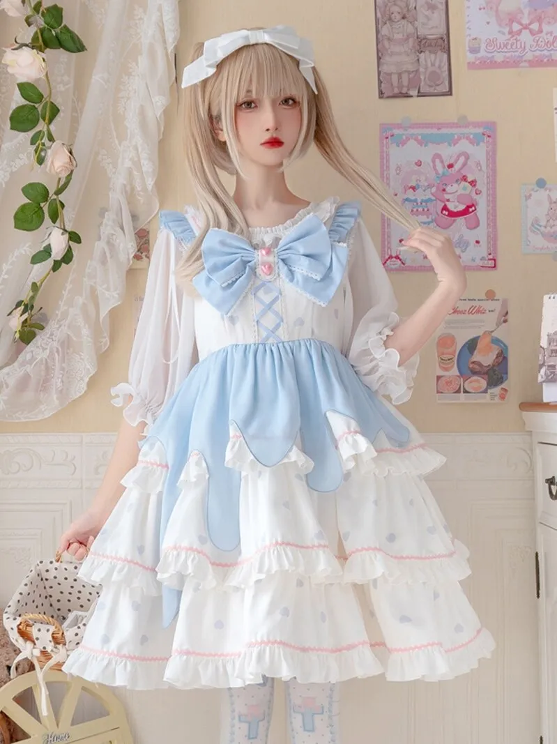 Drippy Polkadot Dress