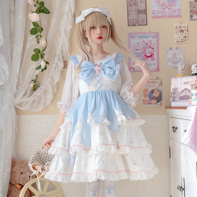 Drippy Polkadot Dress