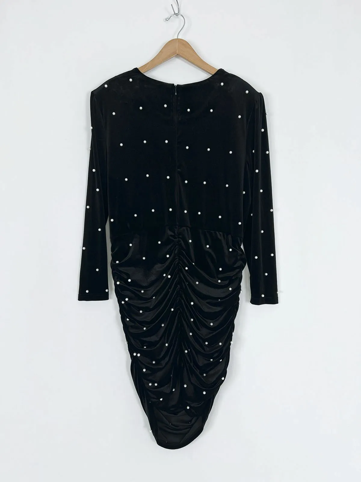 eloquii Size 18 Black Pearls Dress NWT