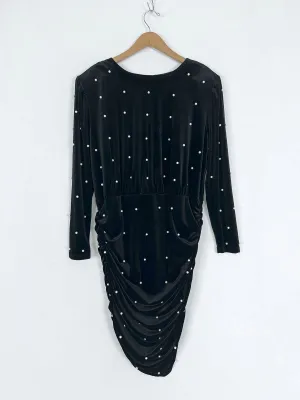 eloquii Size 18 Black Pearls Dress NWT