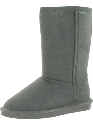 Emma Girls Suede Cozy Shearling Boots