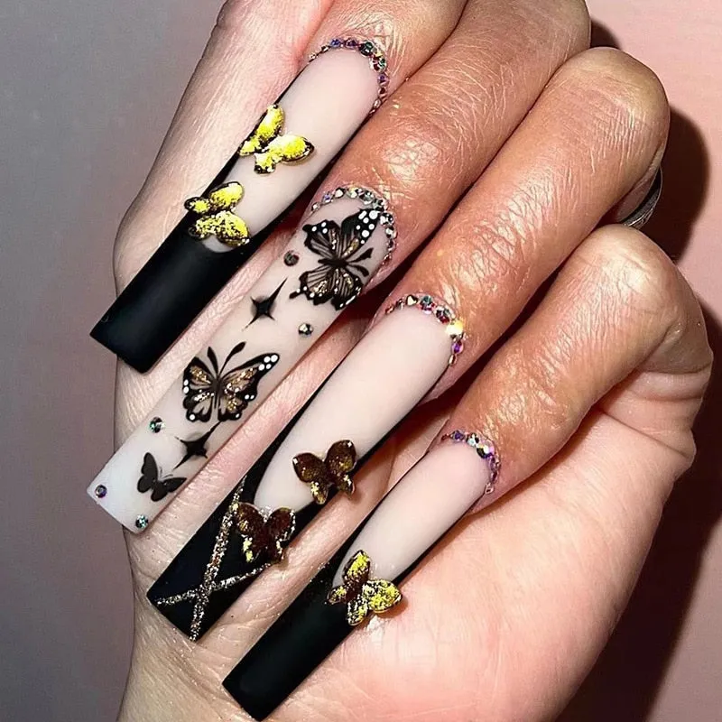 Extra Long Square Press On Nails