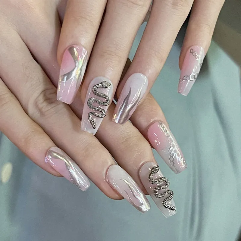 Extra Long Square Press On Nails