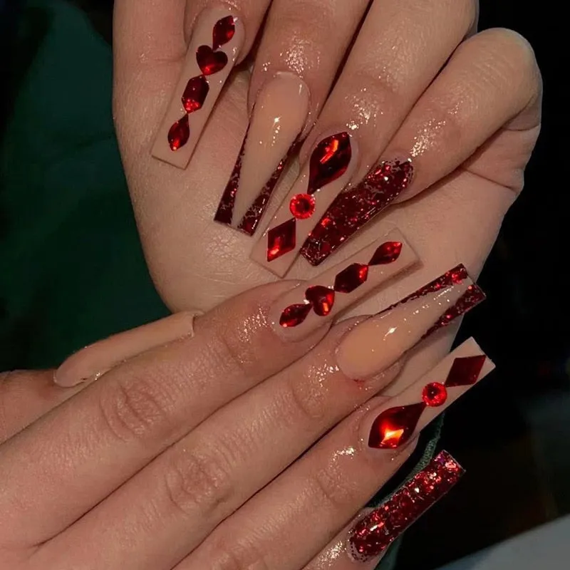 Extra Long Square Press On Nails