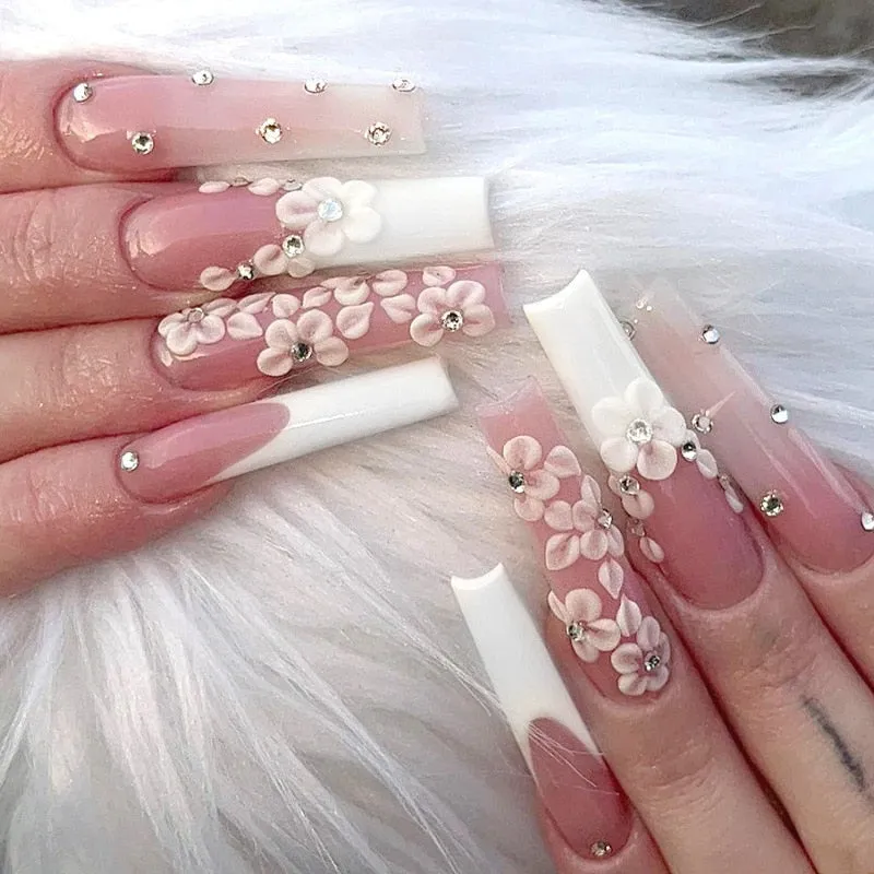 Extra Long Square Press On Nails