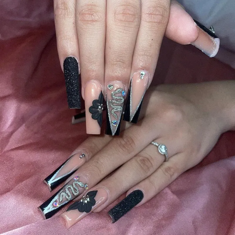 Extra Long Square Press On Nails