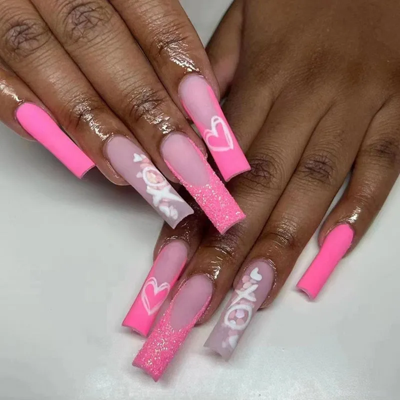 Extra Long Square Press On Nails