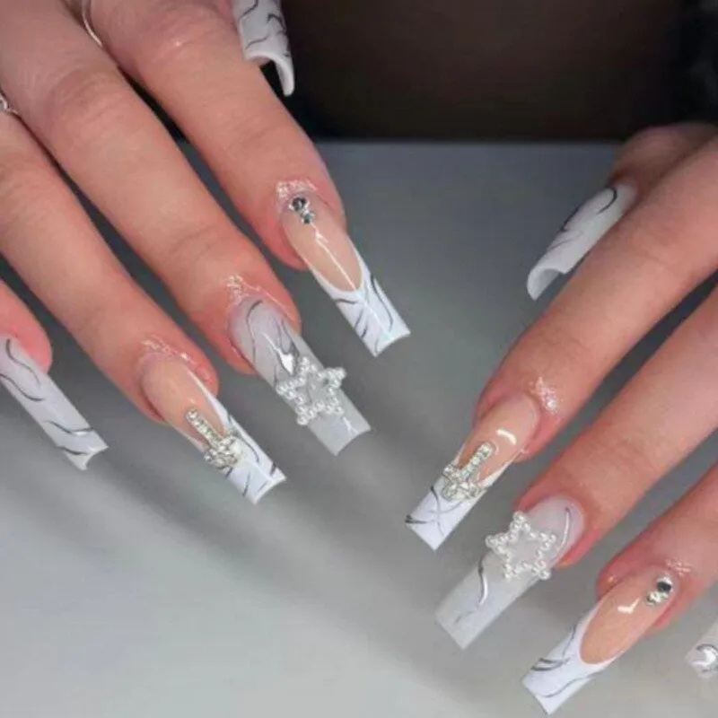 Extra Long Square Press On Nails