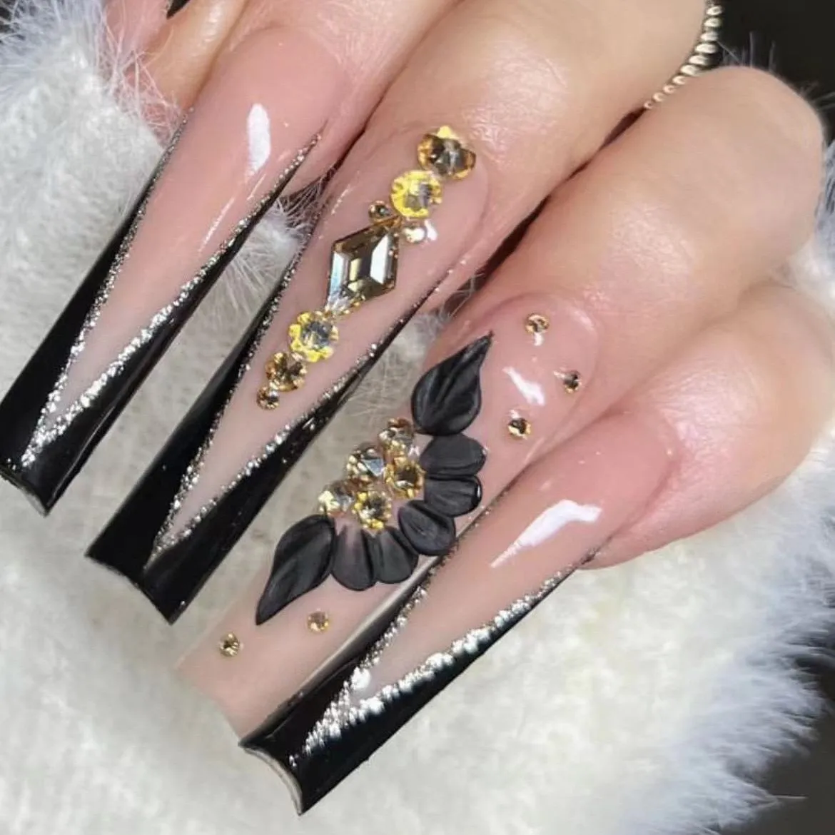 Extra Long Square Press On Nails