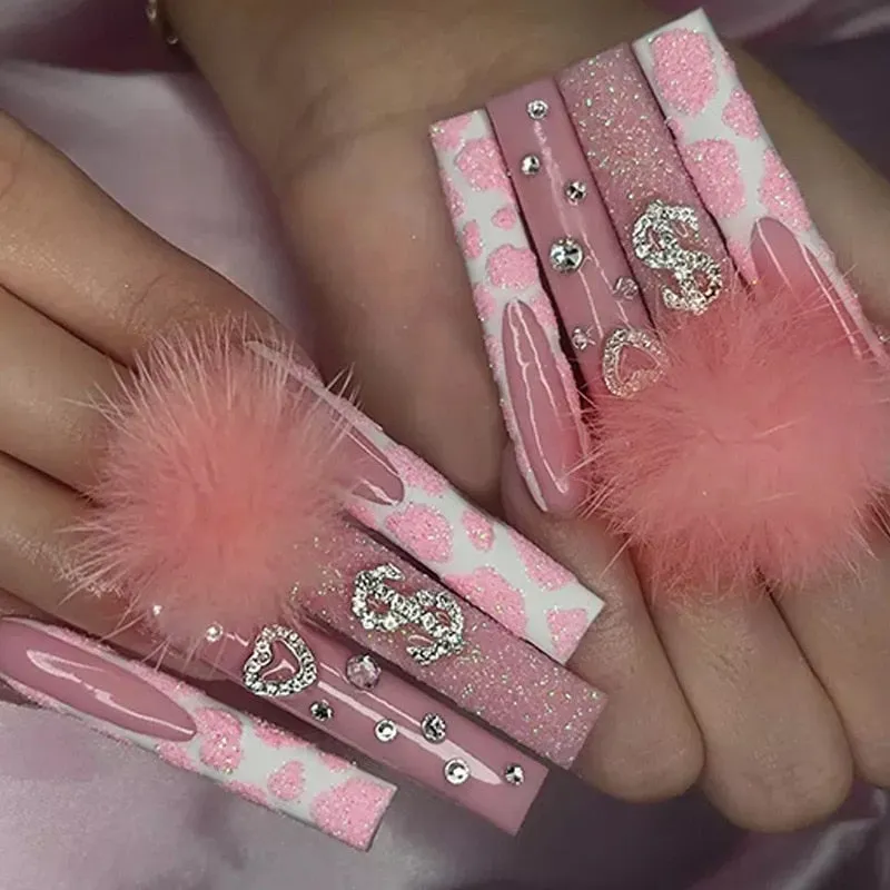 Extra Long Square Press On Nails