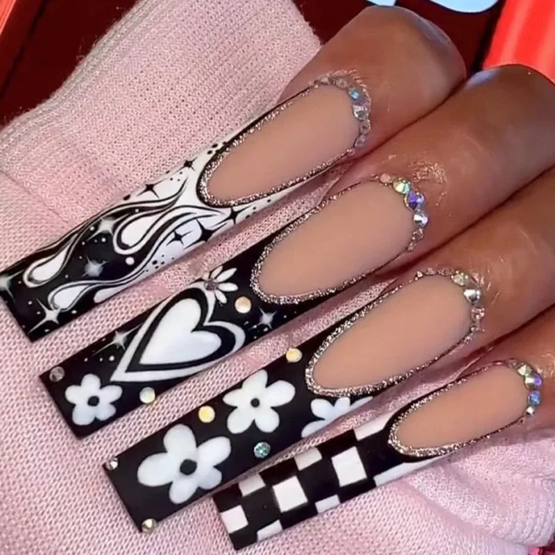Extra Long Square Press On Nails