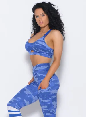 Fit Camo Sports Bra Bombshell