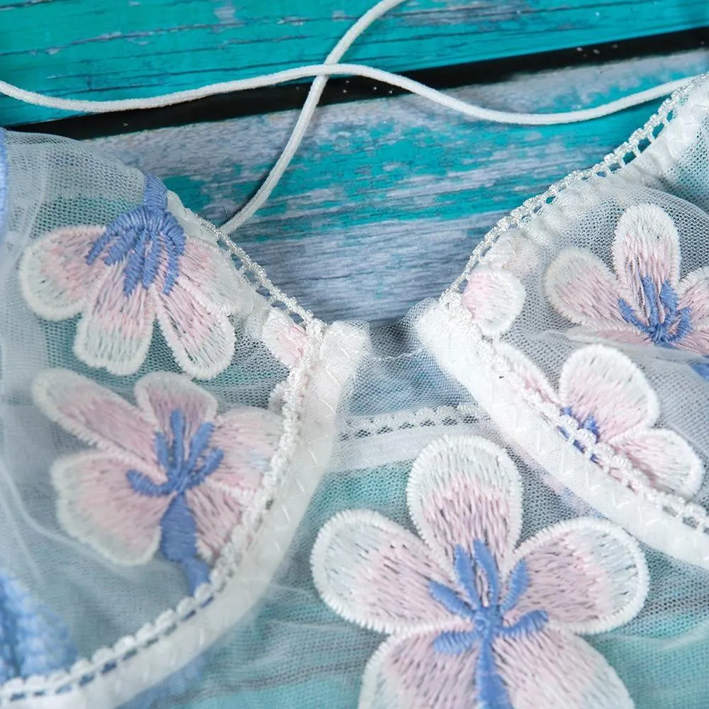 Floral Mesh Bodysuit