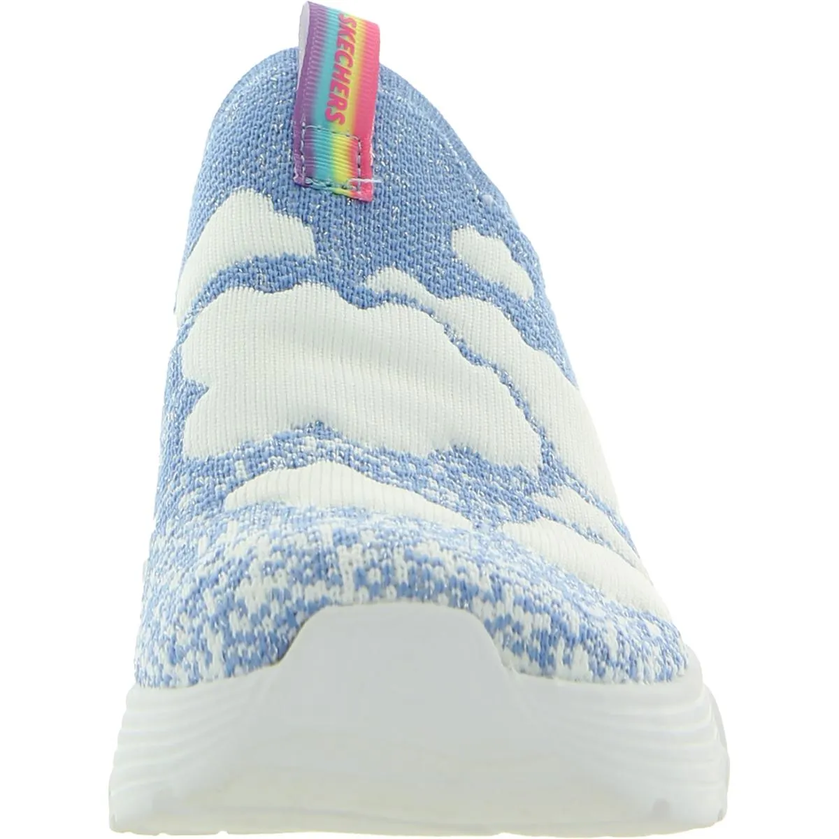 Fluffy Dreamz Girls Metallic Slip On Light-Up Shoes