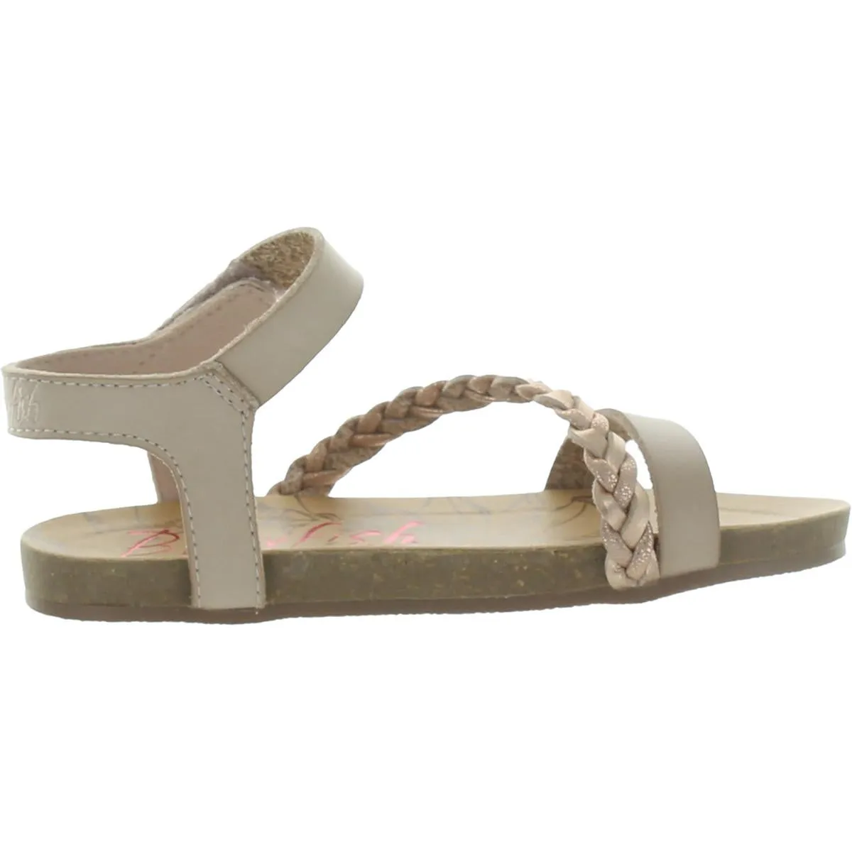 Foshan Girls Toddler Faux Leather Ankle Strap