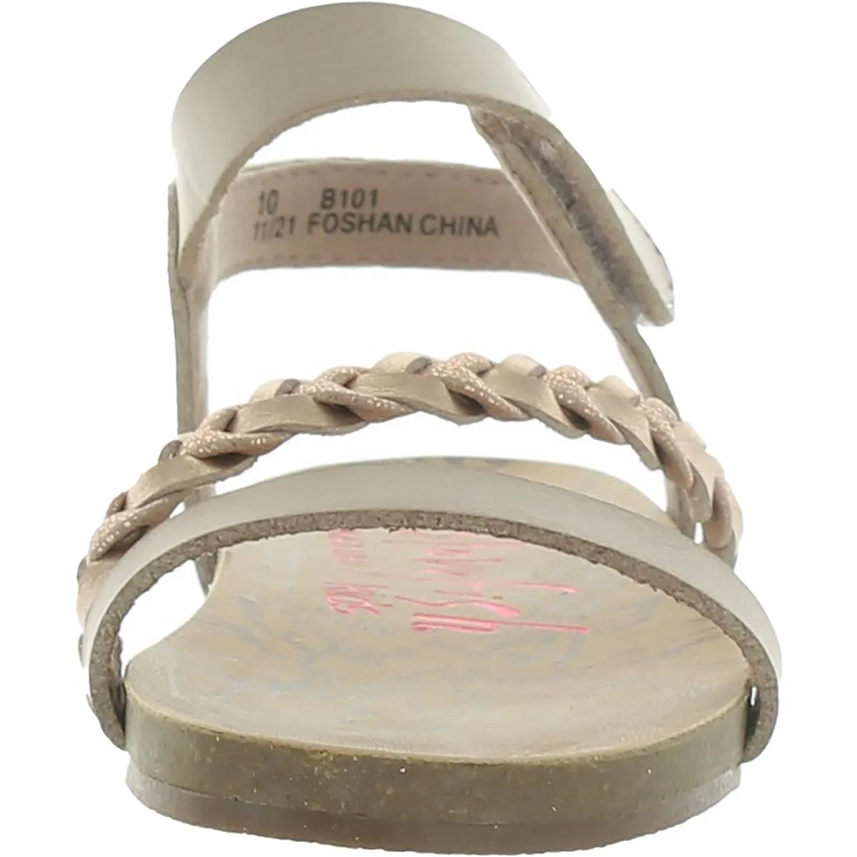 Foshan Girls Toddler Faux Leather Ankle Strap
