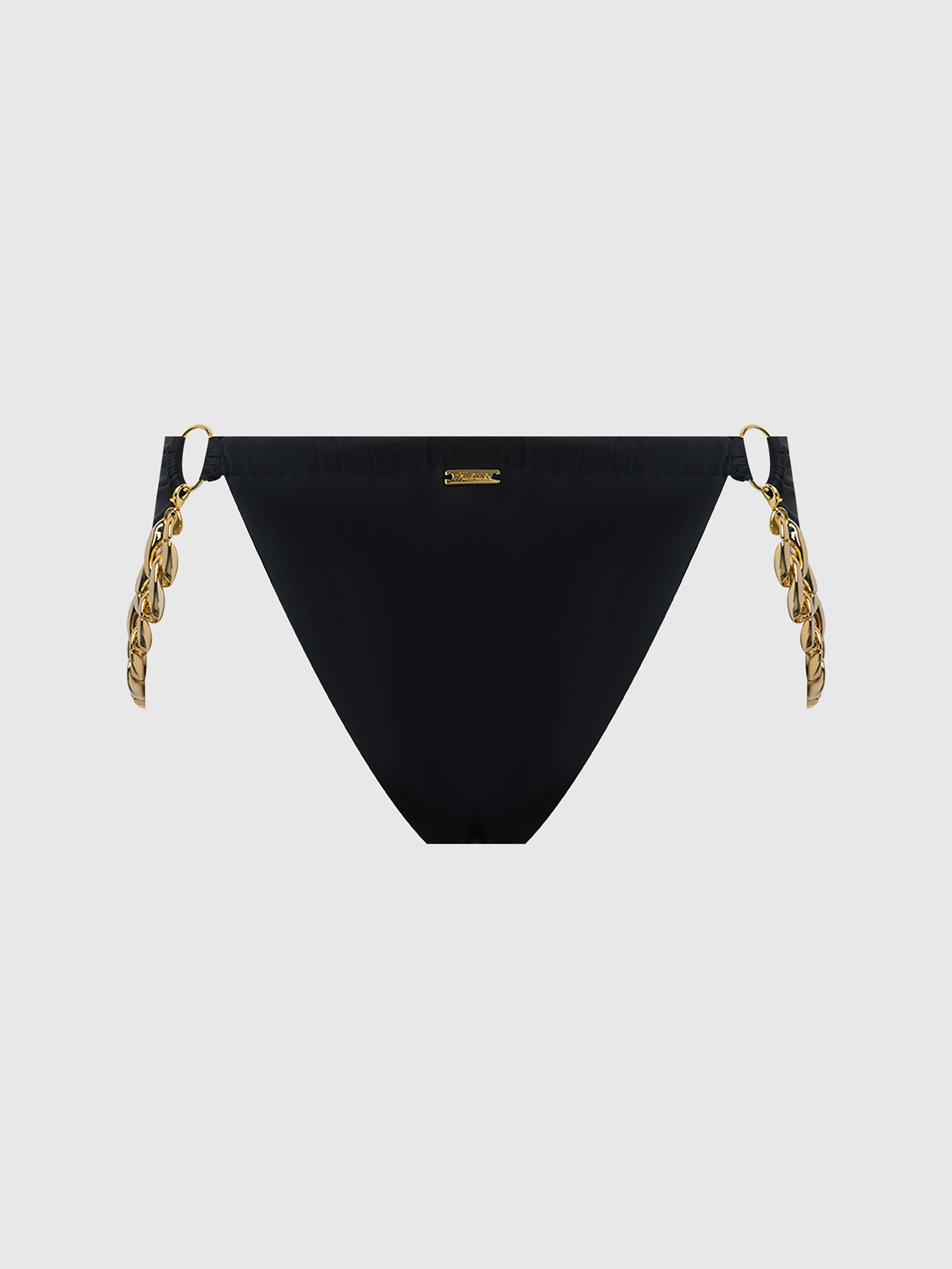 Frederick's Of Hollywood Rising Star Chain Side Thong Swim Bottom Juicy Couture