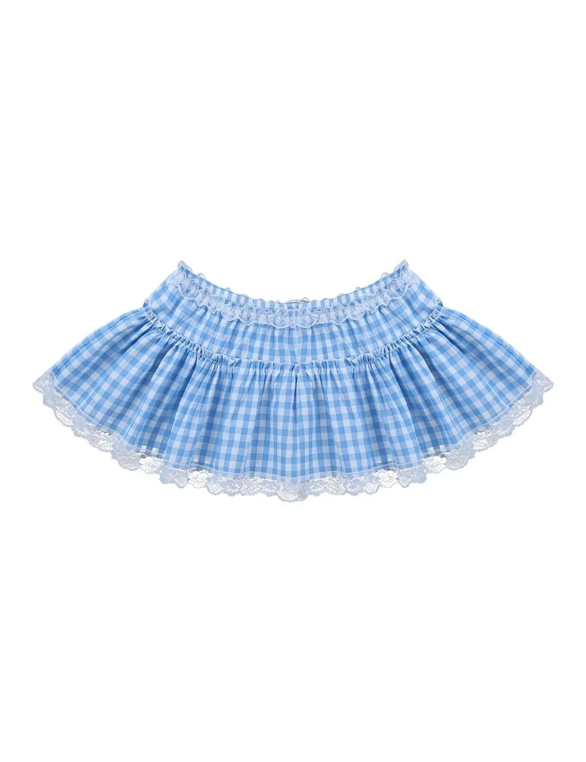 Gingham Micro Skirt