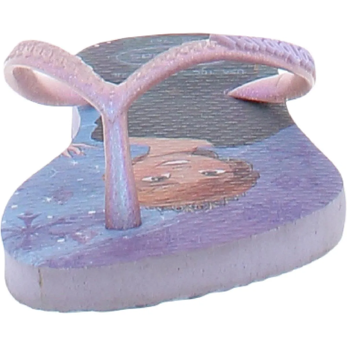 Girls Glitter Slip On Flip-Flops