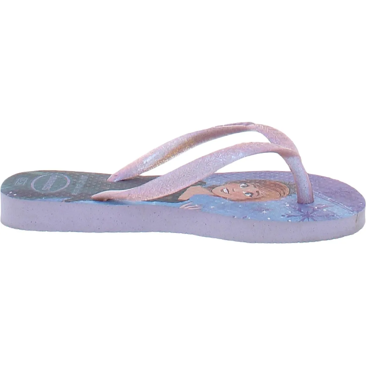 Girls Glitter Slip On Flip-Flops