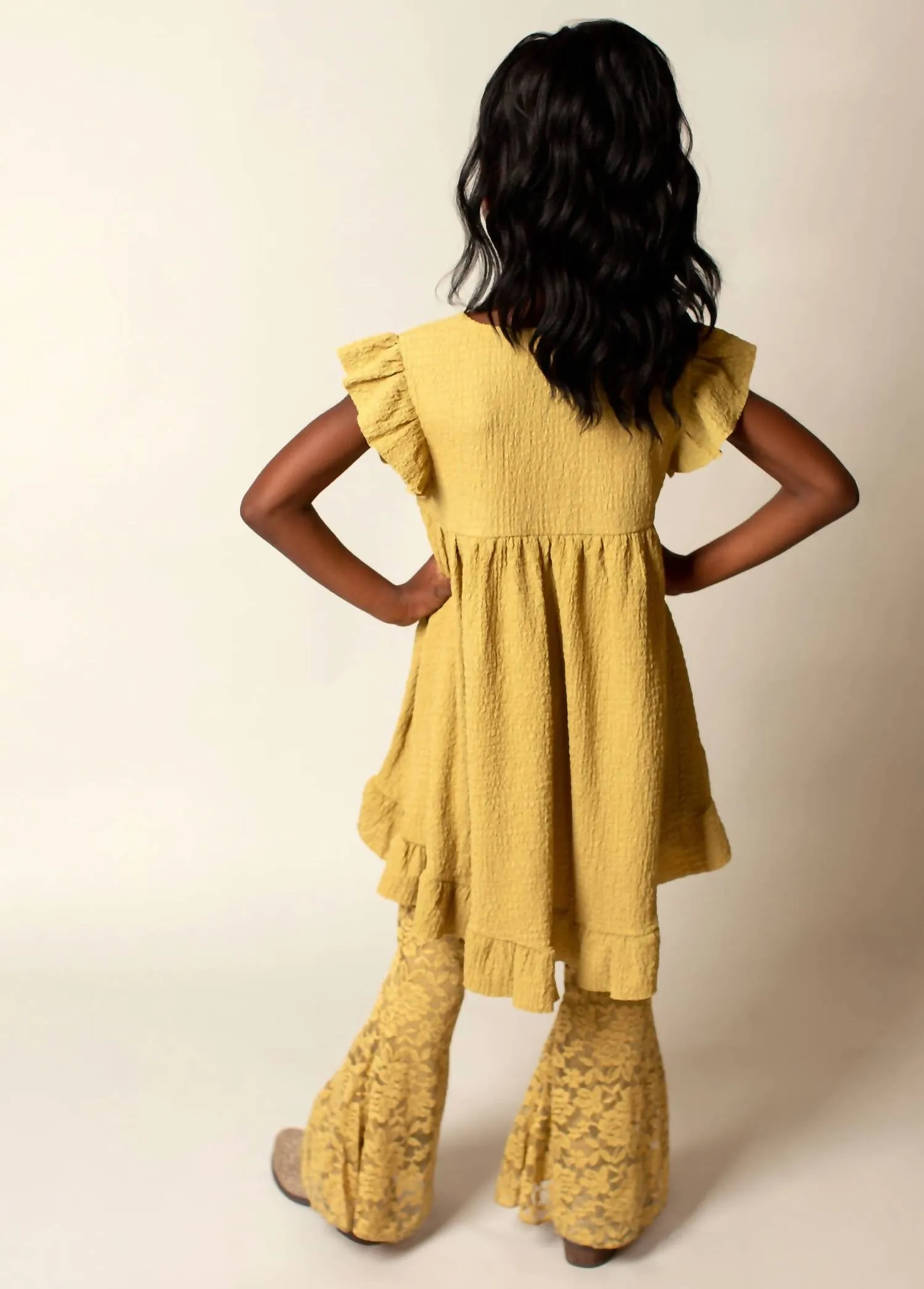 Girl's Kennedy Pant In Dusty Citron