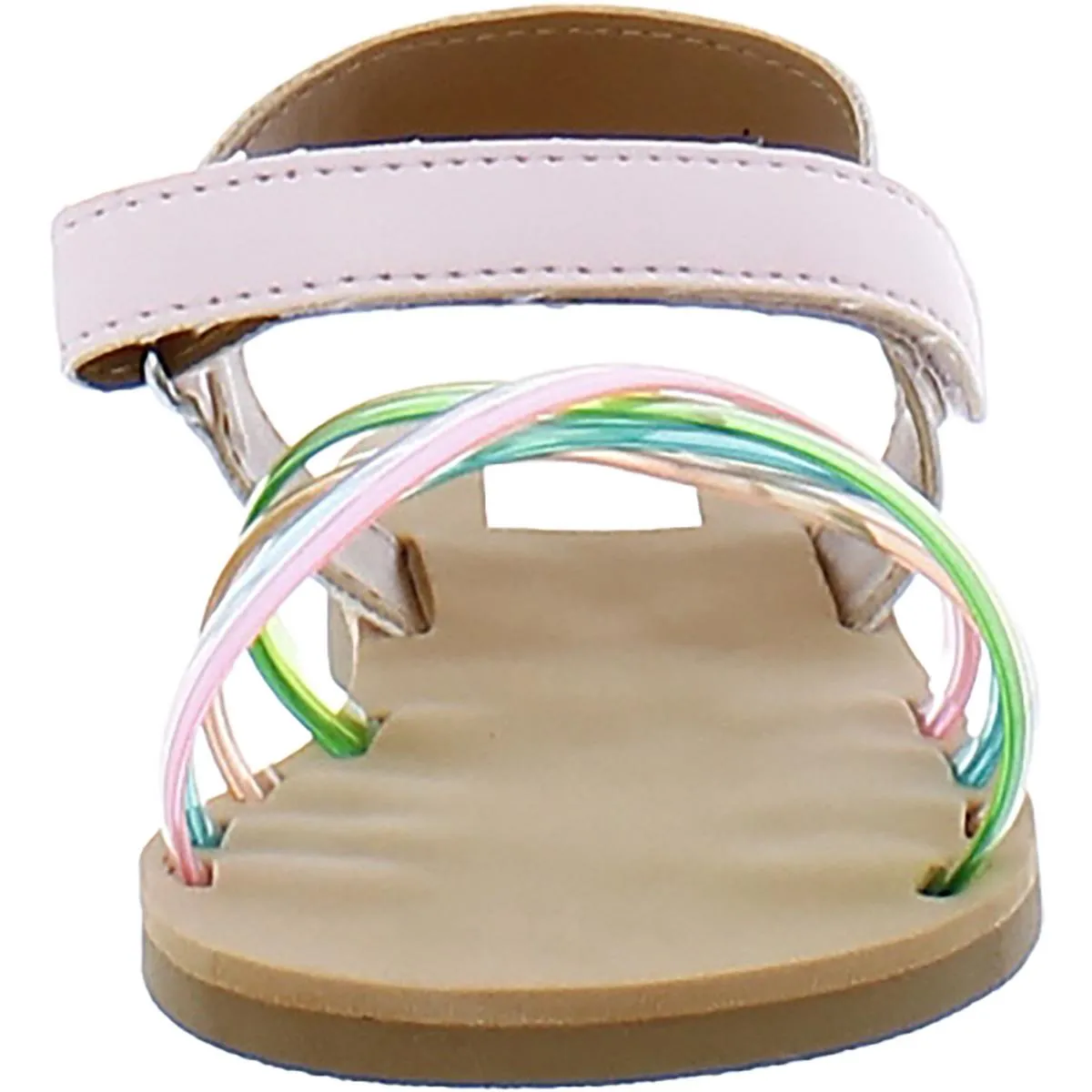 Girls Toddler Faux Leather Slingback Sandals