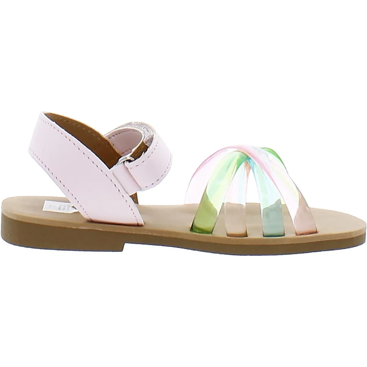 Girls Toddler Faux Leather Slingback Sandals