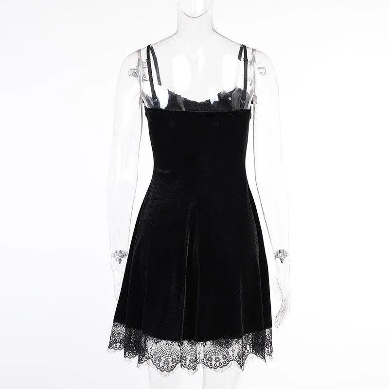 Halloween Velvet Dress