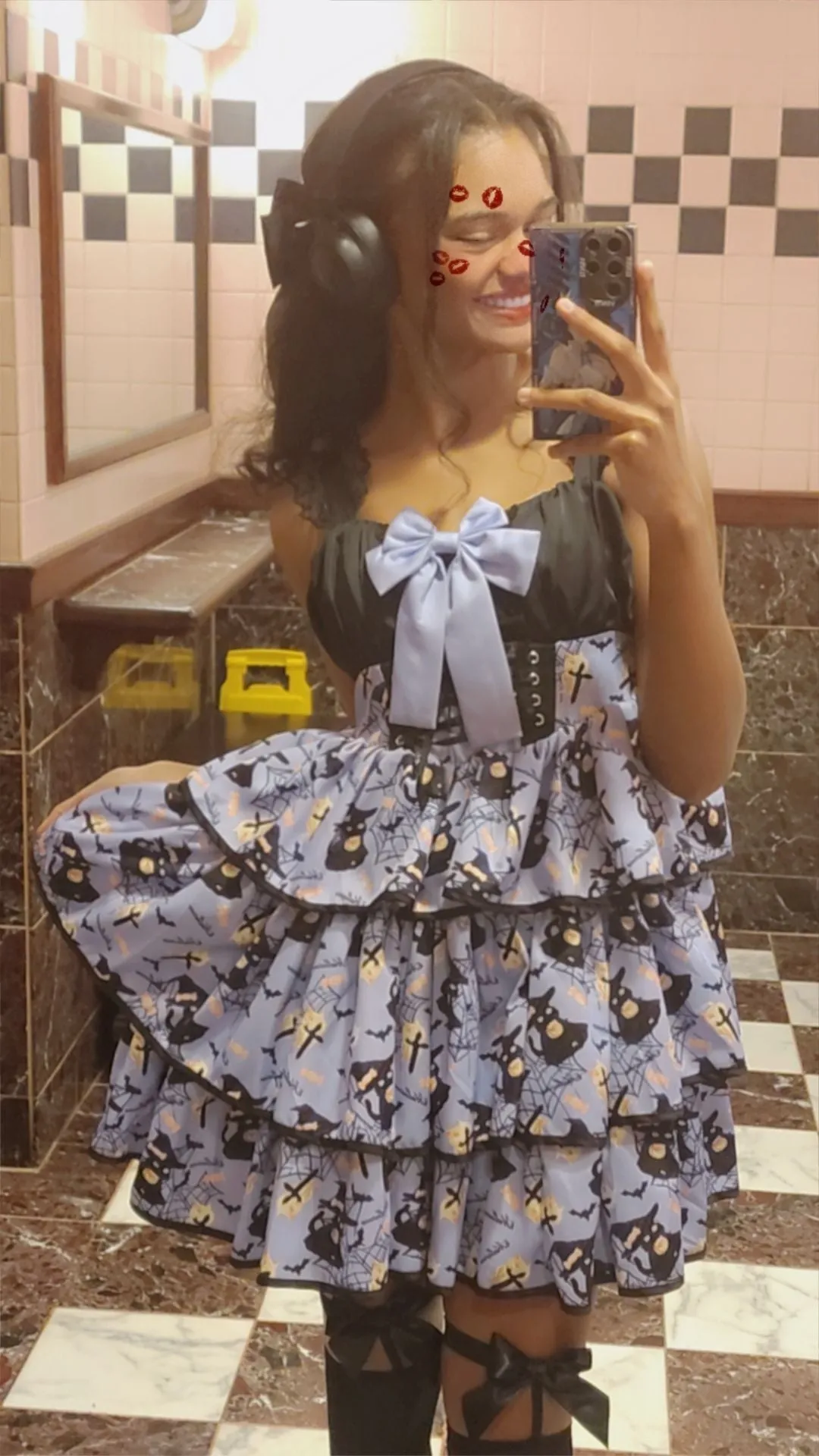 Haunted Halloween Patterned Dress