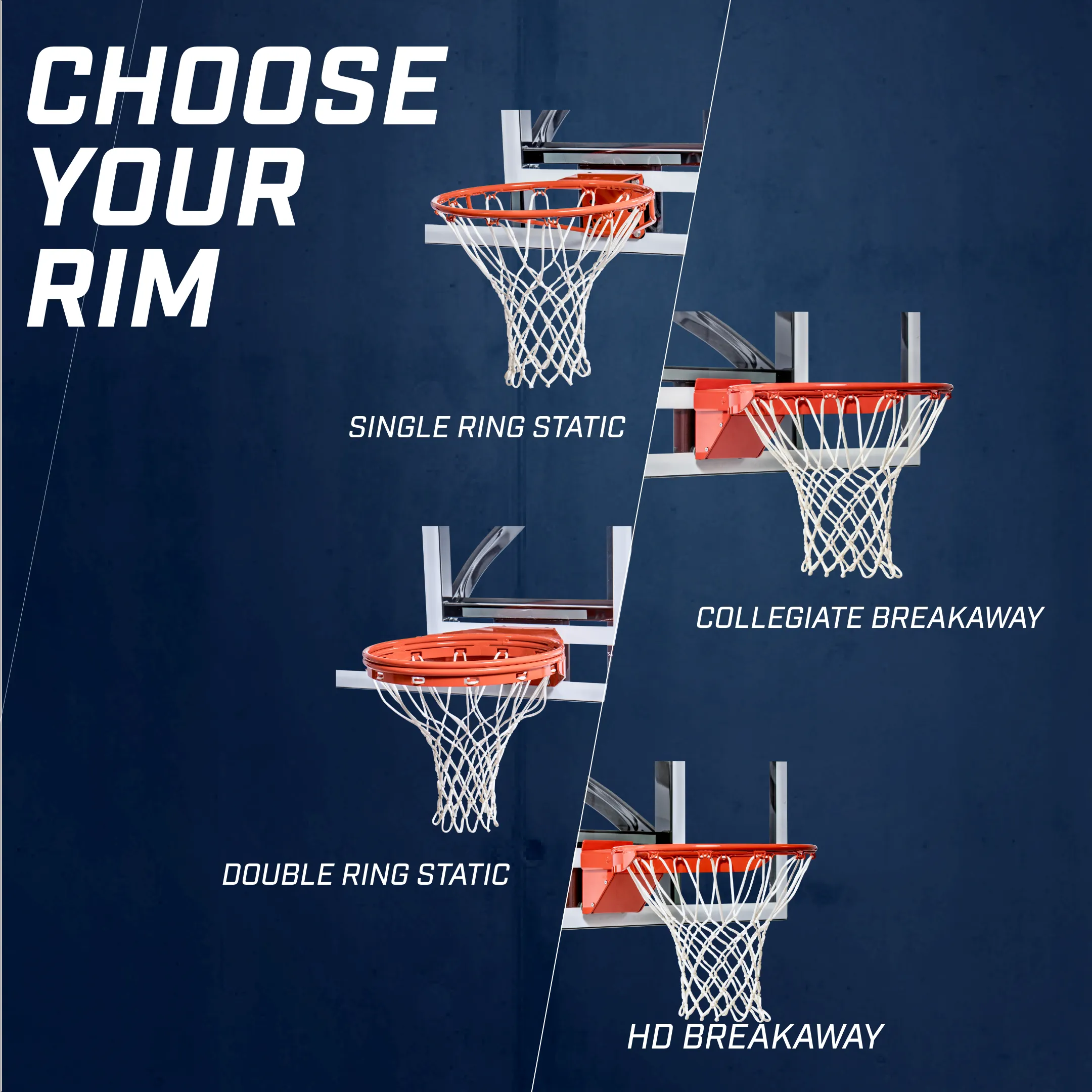 HD Breakaway Basketball Rim Goalsetter