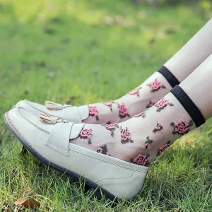 Invisible Floral Socks