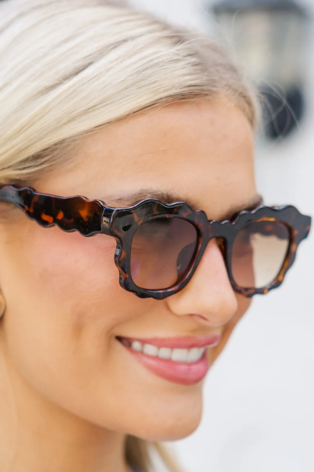 It's Your Day Brown Sunglasses
