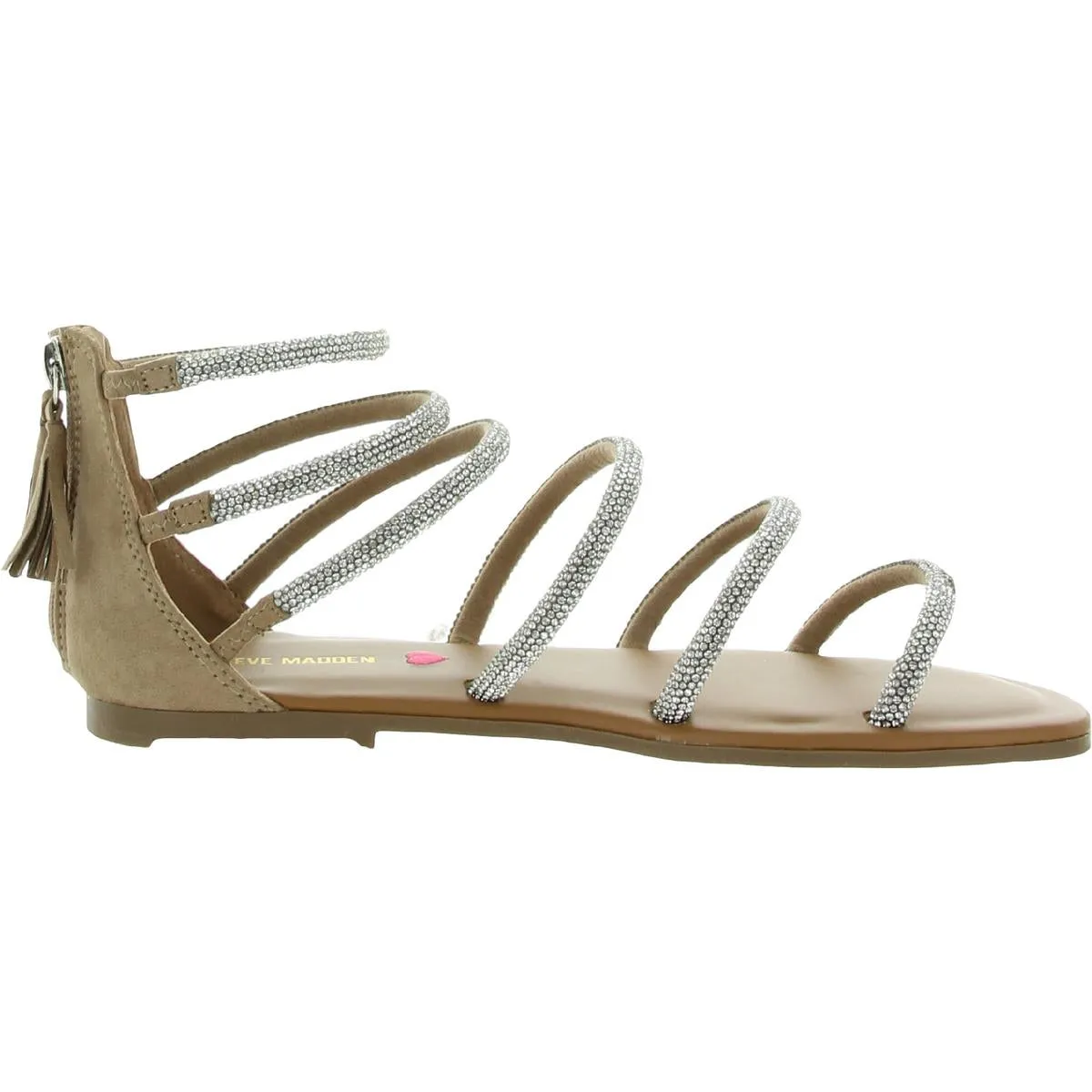 J Twirl Girls Zipper Tassel Dress Sandals