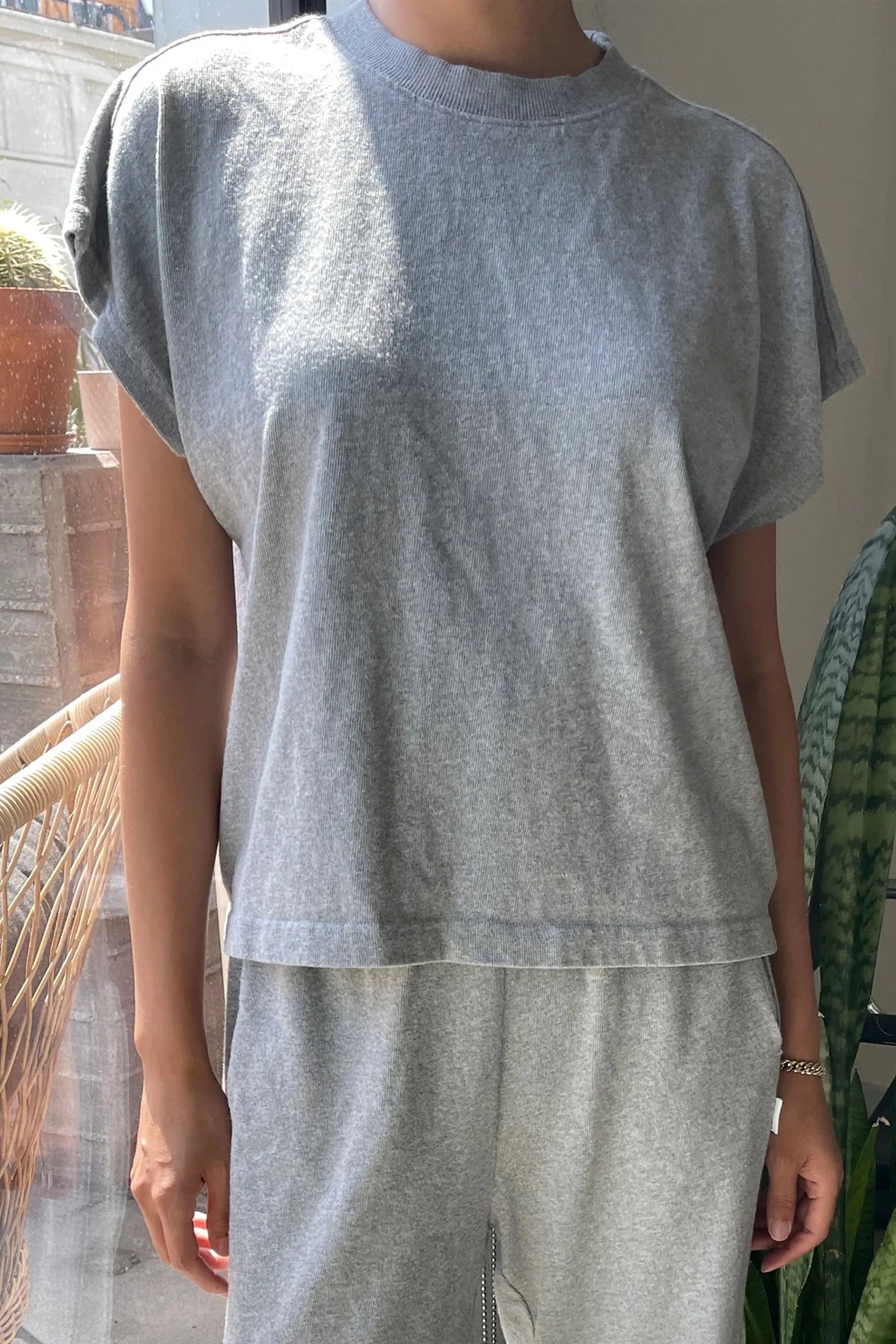 Jeanne Tee (Heather Grey)