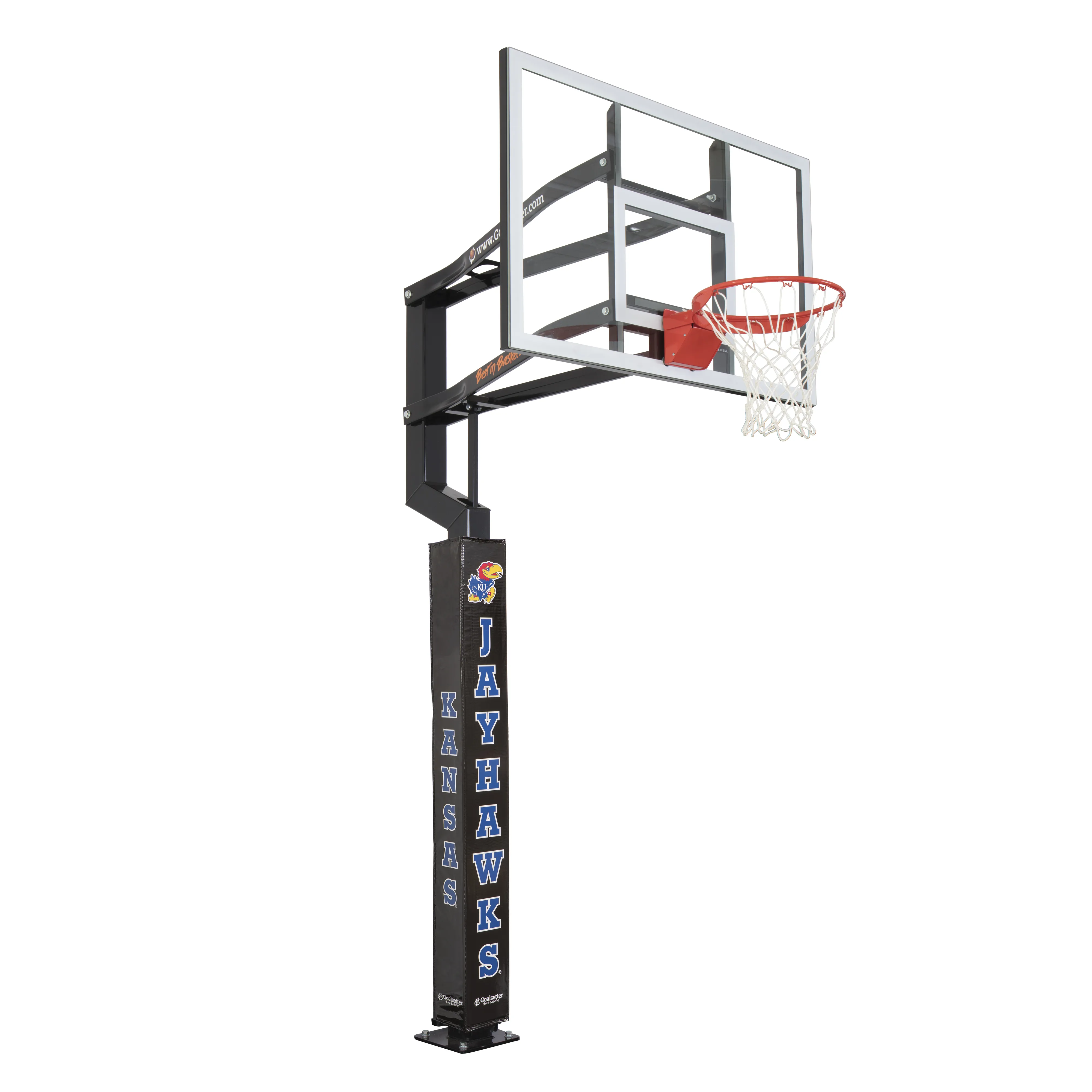 Kansas Jayhawks Basketball Pole Pad Goalsetter