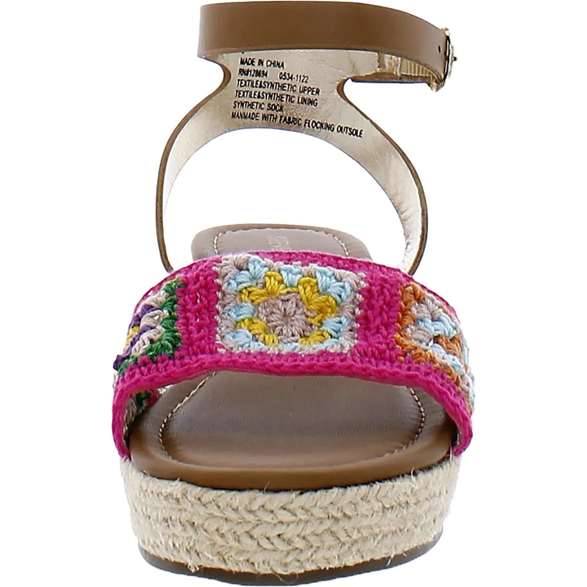 Karlee Girls Knit Knit Front Slingback Sandals