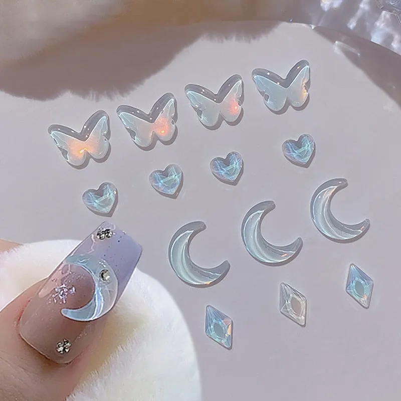 Kawaii Nail Art Sticker Gems